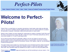 Tablet Screenshot of perfect-pilots.com